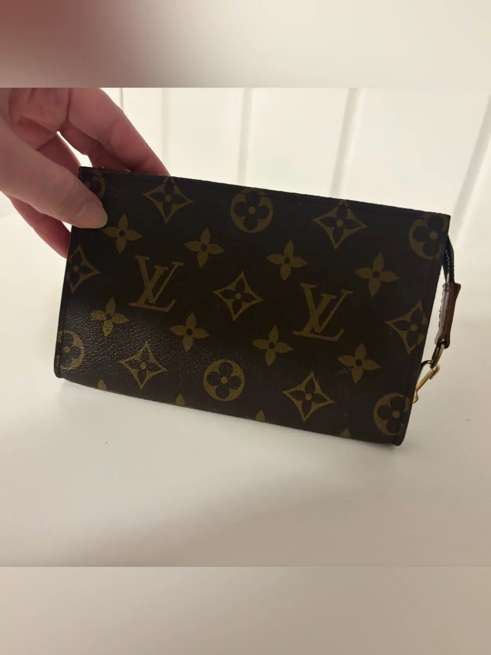 Louis Vuitton Monogram Inside-View Pouch - Tan/Gold